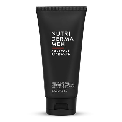 Nutriderma Men Charcoal Face Wash 100ml