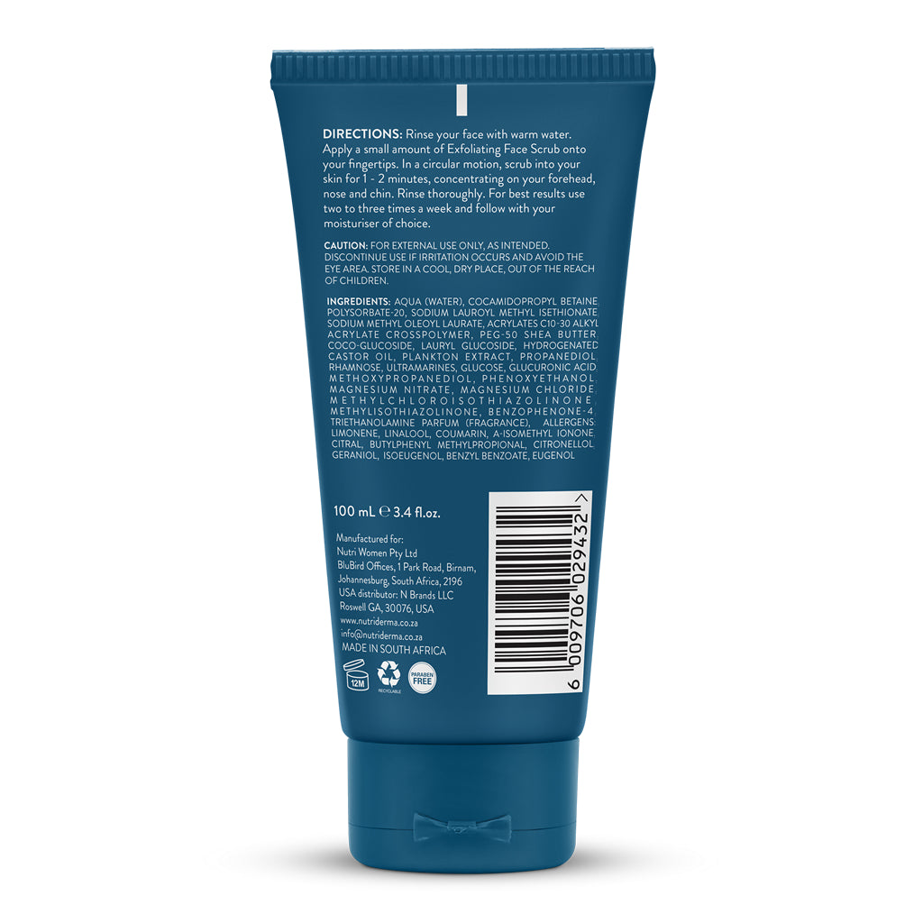 Nutriderma Men Exfoliating Facial Scrub 100ml