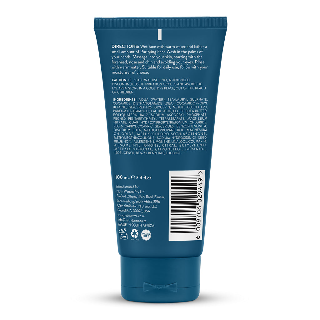 Nutriderma Men Purifying Face Wash 100ml